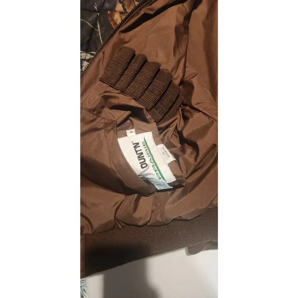 Mount'N Prairie Camo & Brown Reversible Hunting Jacket Size XL